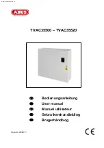 Abus TVAC35500 User Manual preview