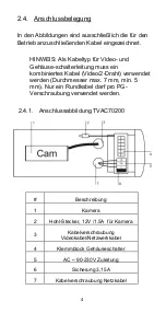 Preview for 4 page of Abus TVAC70200 Installation Instructions Manual