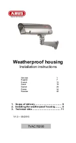 Preview for 7 page of Abus TVAC70200 Installation Instructions Manual