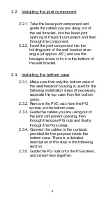 Preview for 9 page of Abus TVAC70200 Installation Instructions Manual