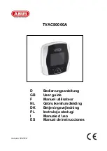 Preview for 1 page of Abus TVAC80000A User Manual