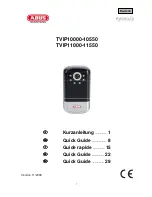 Abus TVIP10000-10550 Quick Manual preview