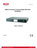 Preview for 1 page of Abus TVVR30001 User Manual