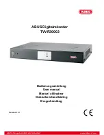 Предварительный просмотр 1 страницы Abus TVVR30003 User Manual