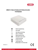 Abus TVVR36000 User Manual предпросмотр