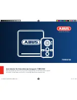 Предварительный просмотр 1 страницы Abus TVVR36100 Quick Manual