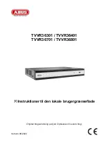 Предварительный просмотр 128 страницы Abus TVVR36301 Instructions For User