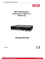 Предварительный просмотр 254 страницы Abus TVVR41100 User Manual