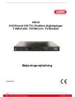 Предварительный просмотр 235 страницы Abus TVVR41200 User Manual