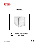 Preview for 1 page of Abus TVVR70021 User Manual