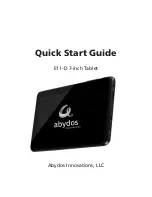 Abydos Innovations E11-D Quick Start Manual preview