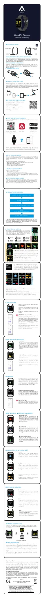 Preview for 3 page of Abyx Fit Ozone User Manual