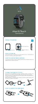 Предварительный просмотр 7 страницы Abyx Fit Touch User Manual