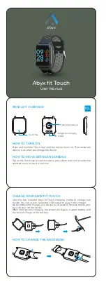 Preview for 10 page of Abyx Fit Touch User Manual