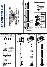 AC Antennas KUM803 Series Installation Manual preview
