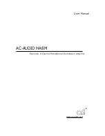 Preview for 1 page of AC-AUDIO AC-AUDIO HA8M User Manual