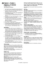 Preview for 4 page of AC Hydraulic 70 245 00 User Manual