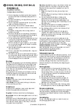 Предварительный просмотр 9 страницы AC Hydraulic DK13HLQ User Manual