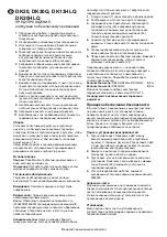 Preview for 14 page of AC Hydraulic DK13HLQ User Manual