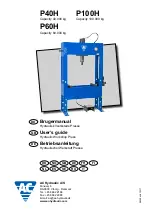 Предварительный просмотр 1 страницы AC Hydraulic P100H User Manual