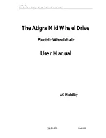 Preview for 1 page of AC Mobility Atigra Mid Wheel Drive User Manual