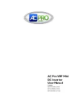 AC Pro GMV-36WL/A-T(U) User Manual предпросмотр