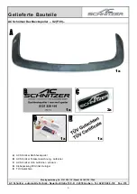 Предварительный просмотр 3 страницы AC Schnitzer 5131 239 110 Fitting Instructions Manual