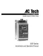 Предварительный просмотр 1 страницы AC Tech SCF SERIES Installation And Operation Manual