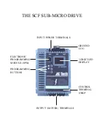 Предварительный просмотр 3 страницы AC Tech SCF SERIES Installation And Operation Manual