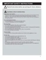 Preview for 4 page of ACA 102141 Use And Care Book Manual