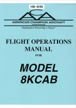 Preview for 1 page of ACA 8KCAB 2003 Flight Operations Manual