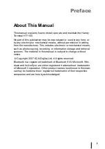 Preview for 2 page of ACA Handy Terminal HT1100 User Manual