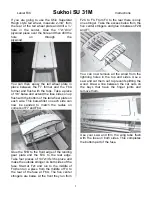 Preview for 5 page of Academy of Model Aeronautics Sukhoi SU 31M Instructions Manual