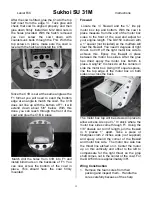 Preview for 13 page of Academy of Model Aeronautics Sukhoi SU 31M Instructions Manual