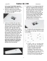 Preview for 14 page of Academy of Model Aeronautics Sukhoi SU 31M Instructions Manual