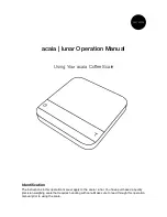 acaia lunar Operation Manual preview