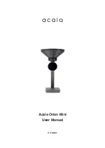 acaia Orion Mini Bean Doser User Manual preview