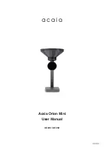 acaia Orion Mini User Manual preview