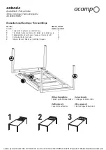 Предварительный просмотр 3 страницы acamp extensio 56656 Assembly Instructions Manual