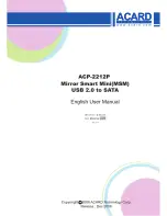 Acard ACP-2212P User Manual preview