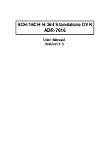 Acard ADR-7616 User Manual preview