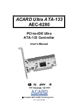 Acard AEC-6280 User Manual предпросмотр