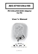 Preview for 1 page of Acard AEC-67160 User Manual