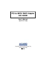 Acard AEC-6890M User Manual preview