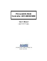 Acard AEC-6896S User Manual preview