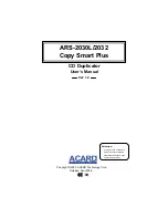 Preview for 1 page of Acard ARS-2030L User Manual