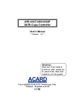 Preview for 1 page of Acard ARS-2057 User Manual