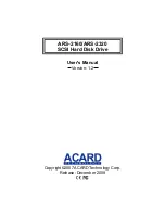 Acard ARS-2160 User Manual preview