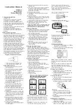 Acare Technology AE-CX Instruction Manual предпросмотр