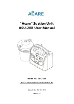 Acare ASU-200 User Manual preview